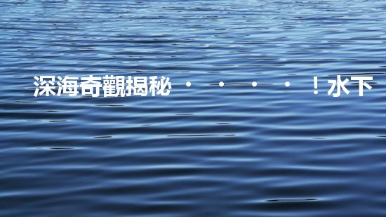 深海奇觀揭秘！水下自動(dòng)機(jī)器人探測儀探尋神秘海底世界